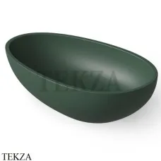 Dea Design Washbasins Раковина настольная 60х36 Solid Surface DD9035 600 11, Dark Green №11