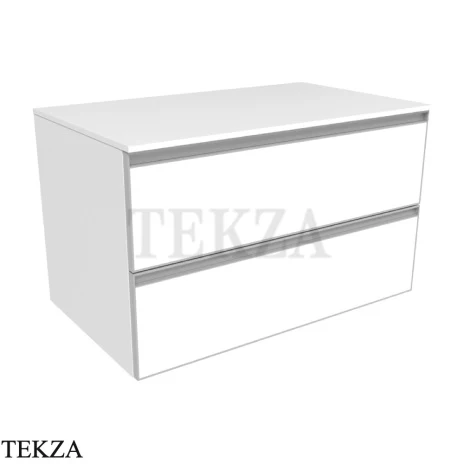 Flaminia Cubika модуль хранения подвесной 85×50×50 см, 2 ящика, белый матовый