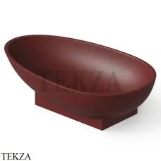 Dea Design Washbasins Раковина настольная овальная Solid Surface DD9055 600 17, Red Wine №17