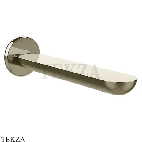 Gessi Perle Излив для раковины на стену 74031-720, никель глянец
