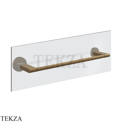 Gessi Origini Полотенцедержатель для крепления на стекло, 30 см 66511-713, Antique Brass