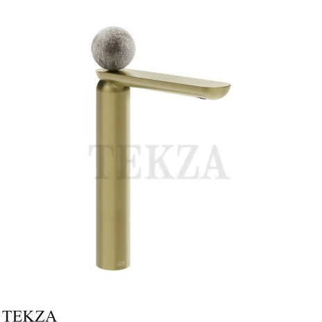Gessi Perle Смеситель для раковины высокий, без гарнитура 74604-727, шампань Brushed