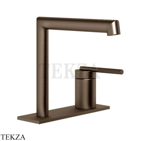Gessi INGRANAGGIO Смеситель для раковины, на планке, без гарнитуры 63515-791, Deep Bronze Br. PVD