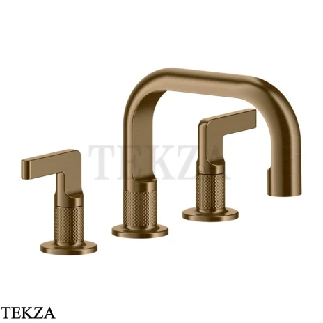 Gessi INCISO Смеситель для раковины, с донным клапаном 58011-791, Deep Bronze Br. PVD