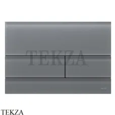 TECE Square II Панель смыва для унитаза, матовое стекло 9240826, серый матовый