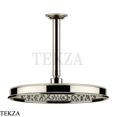 Gessi VENTI20 Верхний душ 300 с потолочным креплением 65153-720, Nickel PVD
