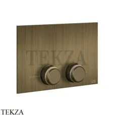 Gessi VENTI20 Клавиша смыва для инсталляции Tece 54657-713, Antique Brass Gessi VENTI20 Клавиша смыва для инсталляции Tece 54657-713, Antique Brass