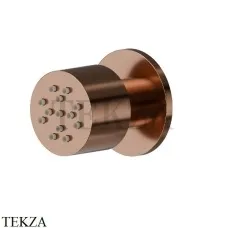 Newform Боковая регулируемая круглая форсунка 553.58.061, PVD Copper Bronze