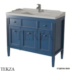 Caprigo ALBION Тумба напольная массив, с раковиной, 100 см 10314-B036, Blue синий