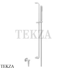 Gessi Goccia Душевой комплект с душевой лейкой и выводом 33642-279, белый матовый