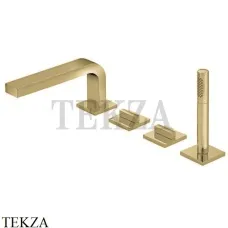 Keuco EDITION 11 Смеситель на борт ванны с изливом 22 см 51130030200, Бронза шлифованная