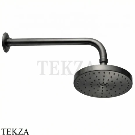 Nicolazzi Tondo 20 Верхняя душевая лейка с кронштейном 5704NKN20, Brushed Black Nickel