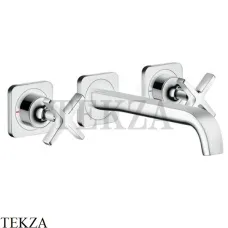 Axor Citterio E Смеситель для раковины на 3 отверстия, внешняя часть 36107000, хром глянец