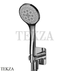 Newform Душевой комплект, душ круглый 3 режима, ABS с выводом 853.58.063, PVD Gun Metal