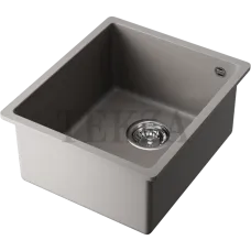 Omoikiri Bosen 38-U Кухонная мойка Tetogranit прямоугольная 38-U-GR 4993538 leningrad grey