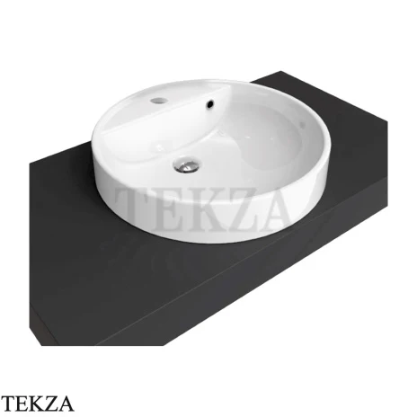 Flaminia Twin Set 52 раковина врезная сверху 52,5×52,5 см, белый глянец
