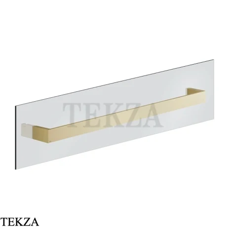 Gessi Rettangolo Полотенцедержатель для крепления на стекло, 60 см 20965-727, Brushed Brass PVD