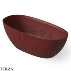Dea Design Edge Ванна отдельностоящая овальная 150x73 Solid Surface DD8928 1500 17, Red Wine №17