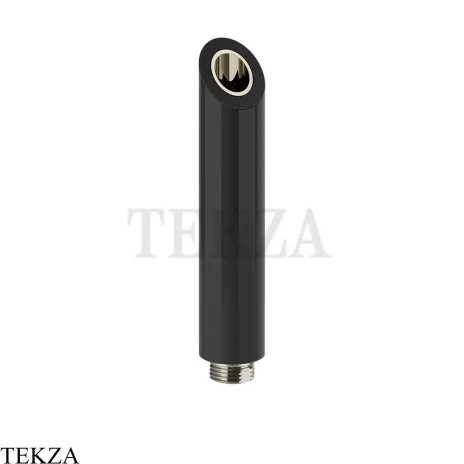 Gessi Душевая лейка Kneipp из черного ABS пластика 32930-720, Nickel PVD