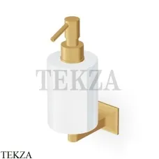 Zucchetti Bellagio Дозатор настенный, керамика белая ZAC515.C41, brushed gold