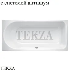 BETTE BETTEOCEAN Ванна, область ног ванны справа, перелив спереди 8855-000 AR, система антишум, белый глянец