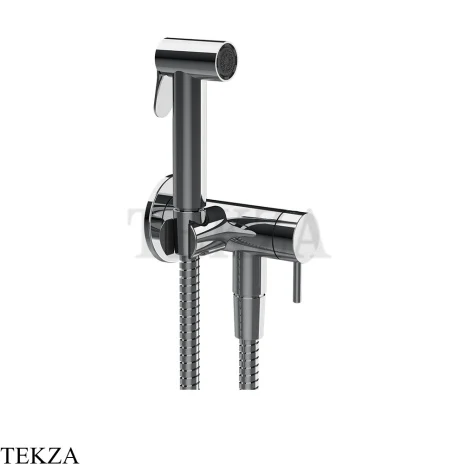 Gessi Incastri Гигиенический душ со смесителем, выводом воды и держателем 45230-031, хром глянец