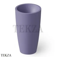 Dea Design Pedestal Basin Раковина напольная круглая Solid Surface DD2010 500 14, Lilac №14