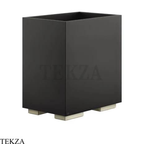 Gessi Rettangolo Ведерко, корзина для мусора, цвет черный 20991-720, Nickel PVD