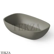 Dea Design Washbasins Раковина настольная скругленная Solid Surface DD9079 600 4, Light Grey №4
