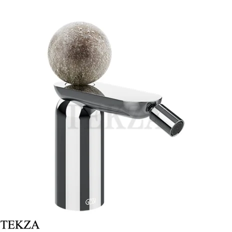 Gessi Perle Смеситель для биде с донным клапаном 74667-031, хром глянец