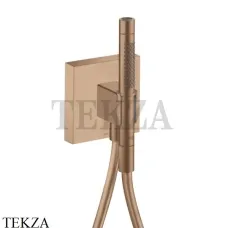Axor Starck Citterio Porter-набор ручного душа 2jet с выводом и держателем, Brushed Red Gold