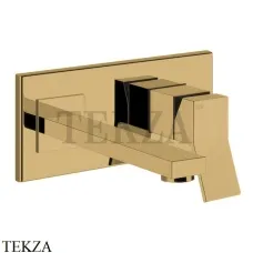 Gessi RETTANGOLO K Смеситель для раковины, внешняя часть 53088-727, Brushed Brass