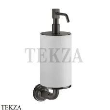 Gessi VENTI20 Дозатор для жидкого мыла настенный белый 65413-707, Black Metal Brushed