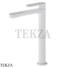 Newform Linfa II Смеситель для раковины высокий, без гарнитуры 69416.01.014, белый матовый