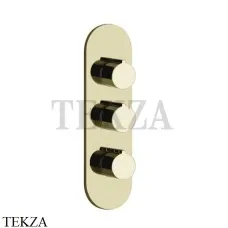 Gessi Ingranaggio-Anello Термостат для душа, 2 потока, внешняя часть 43064-710, Brass PVD