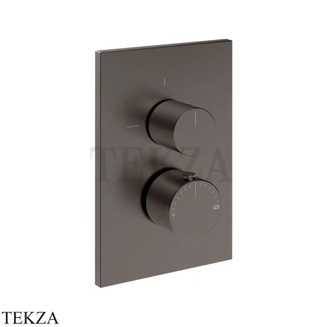 Gessi Habito UNITO Смеситель для душа 3 потока, внешняя часть 70039-707, Black Metal Br. PVD