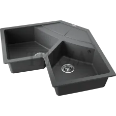 Omoikiri Sumi 83C Кухонная мойка Tetogranit угловая 4993860 платина