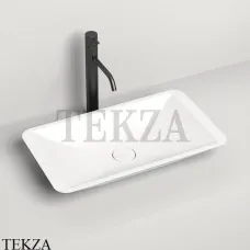 SALINI CALLISTA 03 Раковина накладная, из композита S-Sense 1101107G, белый глянцевый