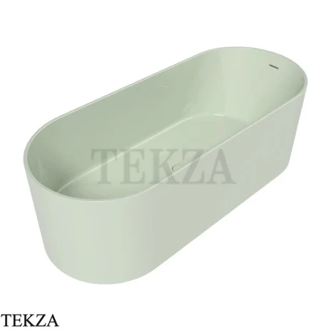 Flaminia Oval ванна овальная отдельностоящая 170×70×55 см, зелёный Verde Giada глянец