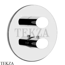 Gessi Ovale Термостат для душа на 2 выхода, внешняя часть 23234#031, хром глянец  (снято с производства) Gessi Ovale Термостат для душа на 2 выхода, внешняя часть 23234#031, хром глянец  (снято с производства)