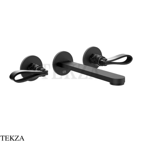 Gessi Pelle Laccetto Смеситель для раковины, внешняя часть, 78490-438, Nero/Matte Black