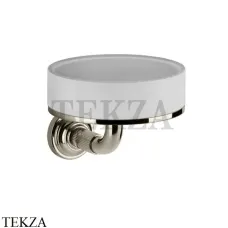 Gessi VENTI20 Мыльница настенная белая 65401-720, Nickel PVD