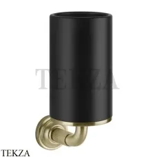 Gessi VENTI20 Стакан настенный черный 65408-727, Brushed Brass Gessi VENTI20 Стакан настенный черный 65408-727, Brushed Brass