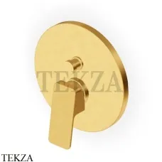 Zucchetti JINGLE Смеситель для душа, 2 потока, внешняя часть ZIN096.C41, brushed gold