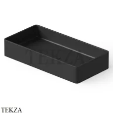 Dea Design Washbasins Раковина настольная 80х40 см Solid Surface DD9010 800 16, Black №16