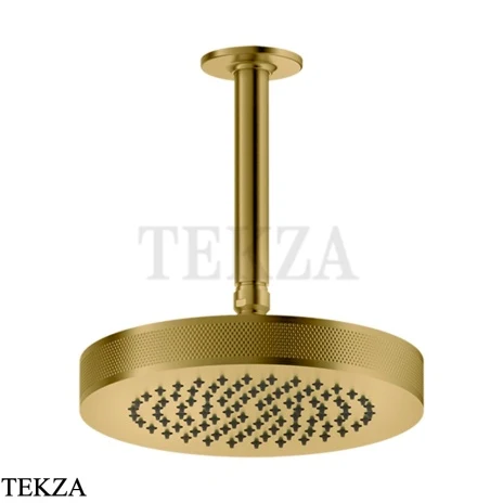 Gessi INCISO SHOWER Верхняя душевая лейка с кронштейном под размер 58188-716, Gold Br. PVD