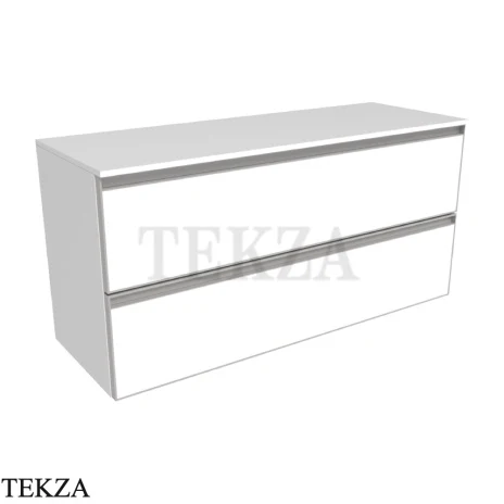 Flaminia Cubika тумба под раковину подвесная 105×37×50 см, 2 ящика, белый матовый