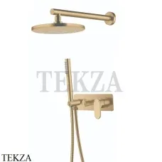 Boheme SPECTRE Смеситель для душа, ручной душ, верхняя лейка 454-BR, Bronze