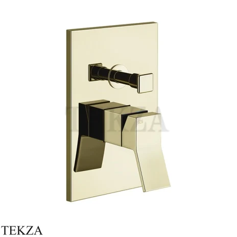 Gessi RETTANGOLO K Смеситель для душа 2 потока, внешняя часть 53079-710, Brass PVD