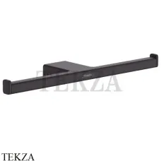 Hansgrohe AddStoris Двойной держатель туалетной бумаги 41748670, черный матовый